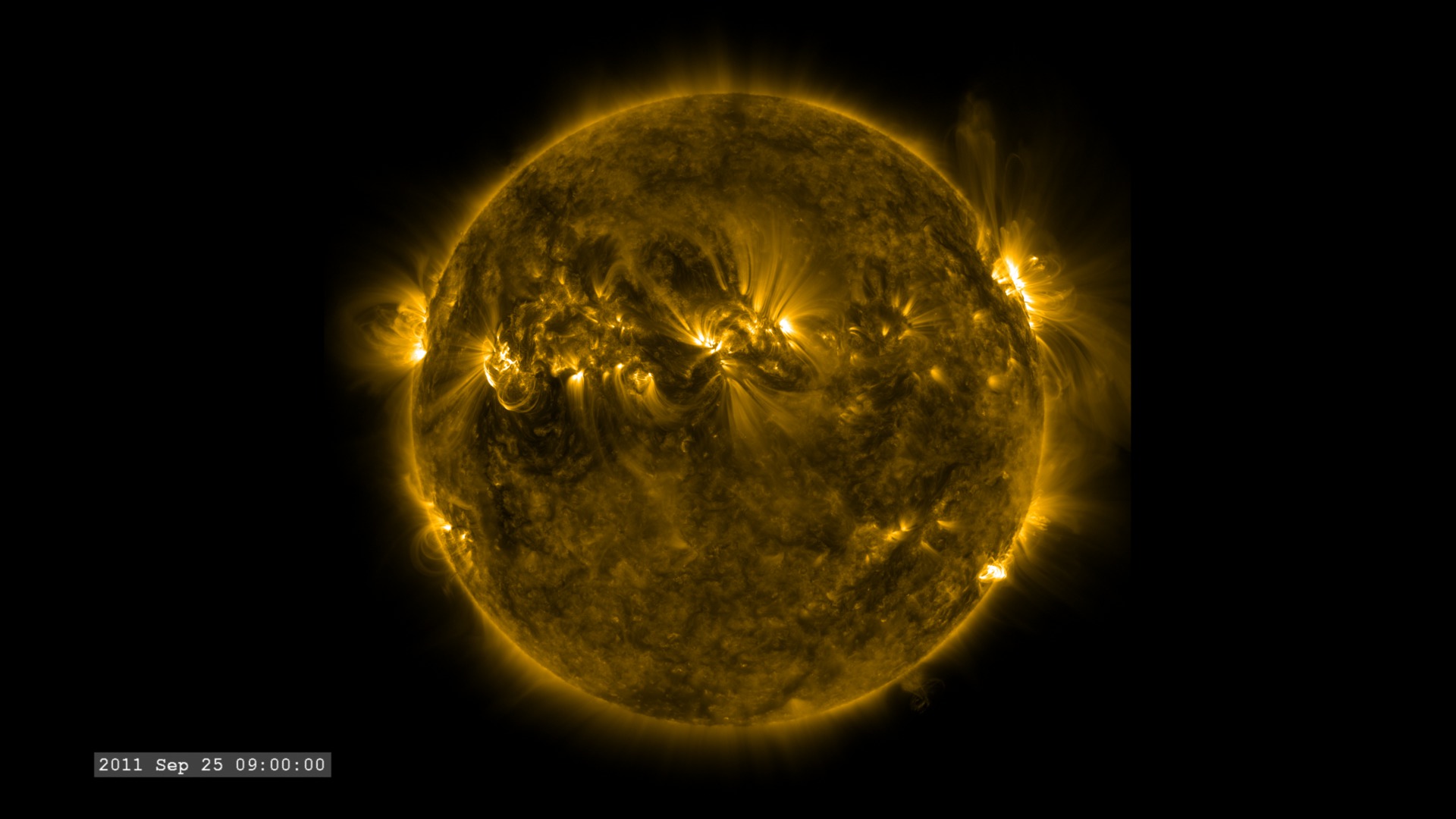 Preview Image for The Active Sun from SDO: 171 &Aring;ngstroms
