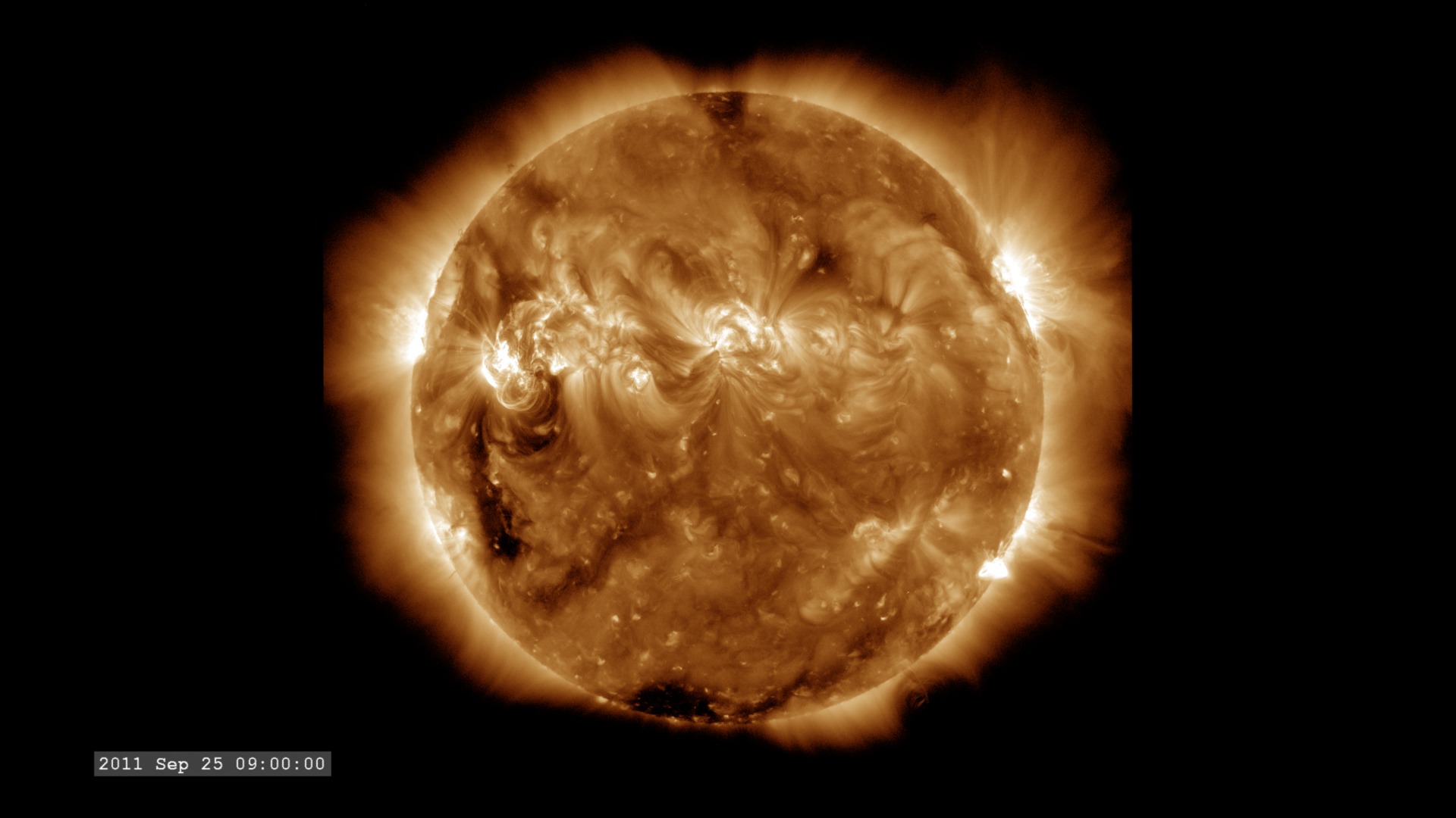 Preview Image for The Active Sun from SDO: 193 &Aring;ngstroms