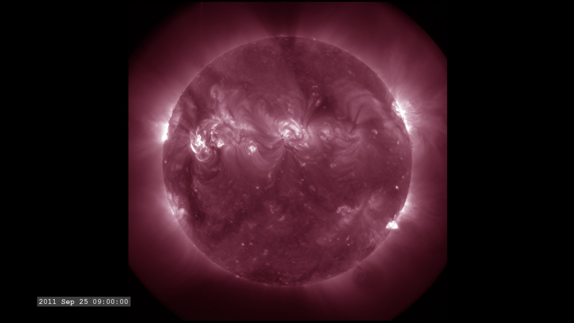 Preview Image for The Active Sun from SDO: 211 &Aring;ngstroms