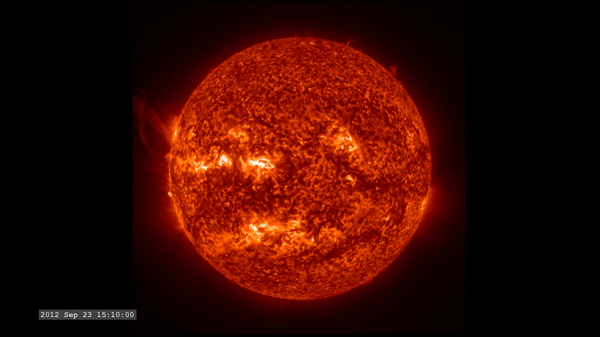 HD movie of the prominence eruption