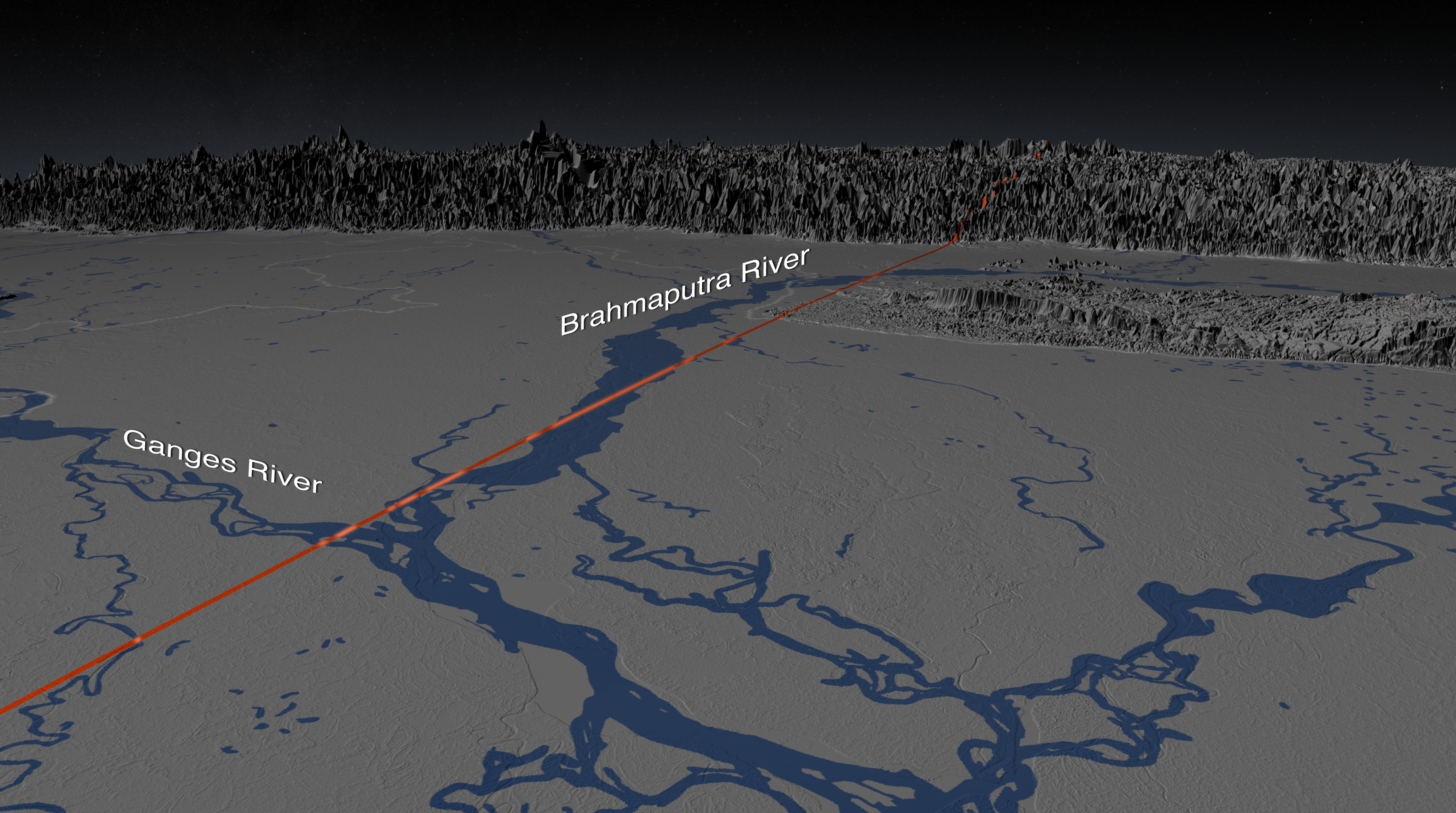 ganges river map