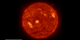 The Sun in the light of singly-ionized helium at 30.4 nanometers.