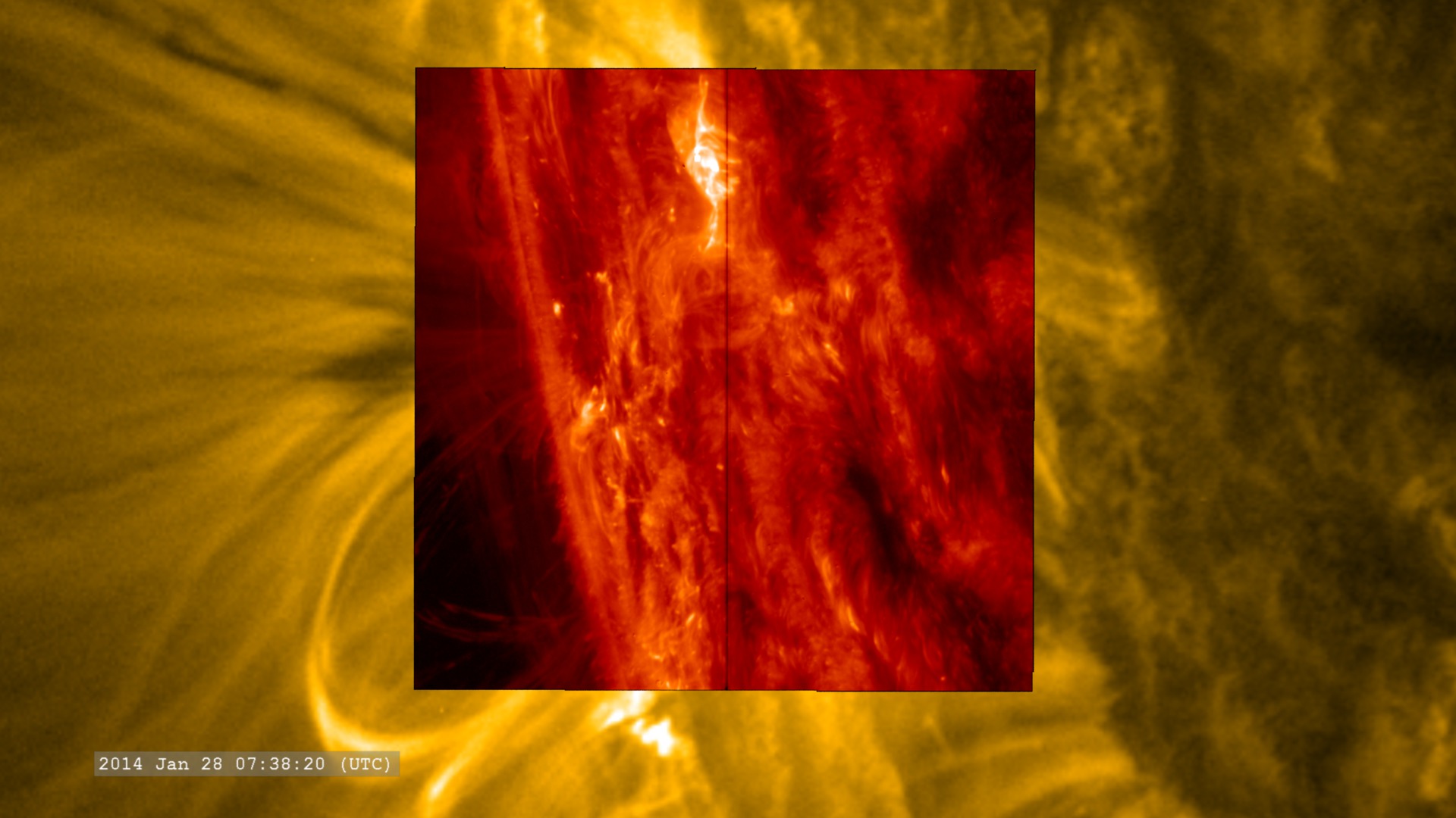 Preview Image for IRIS close-up of a solar flare
