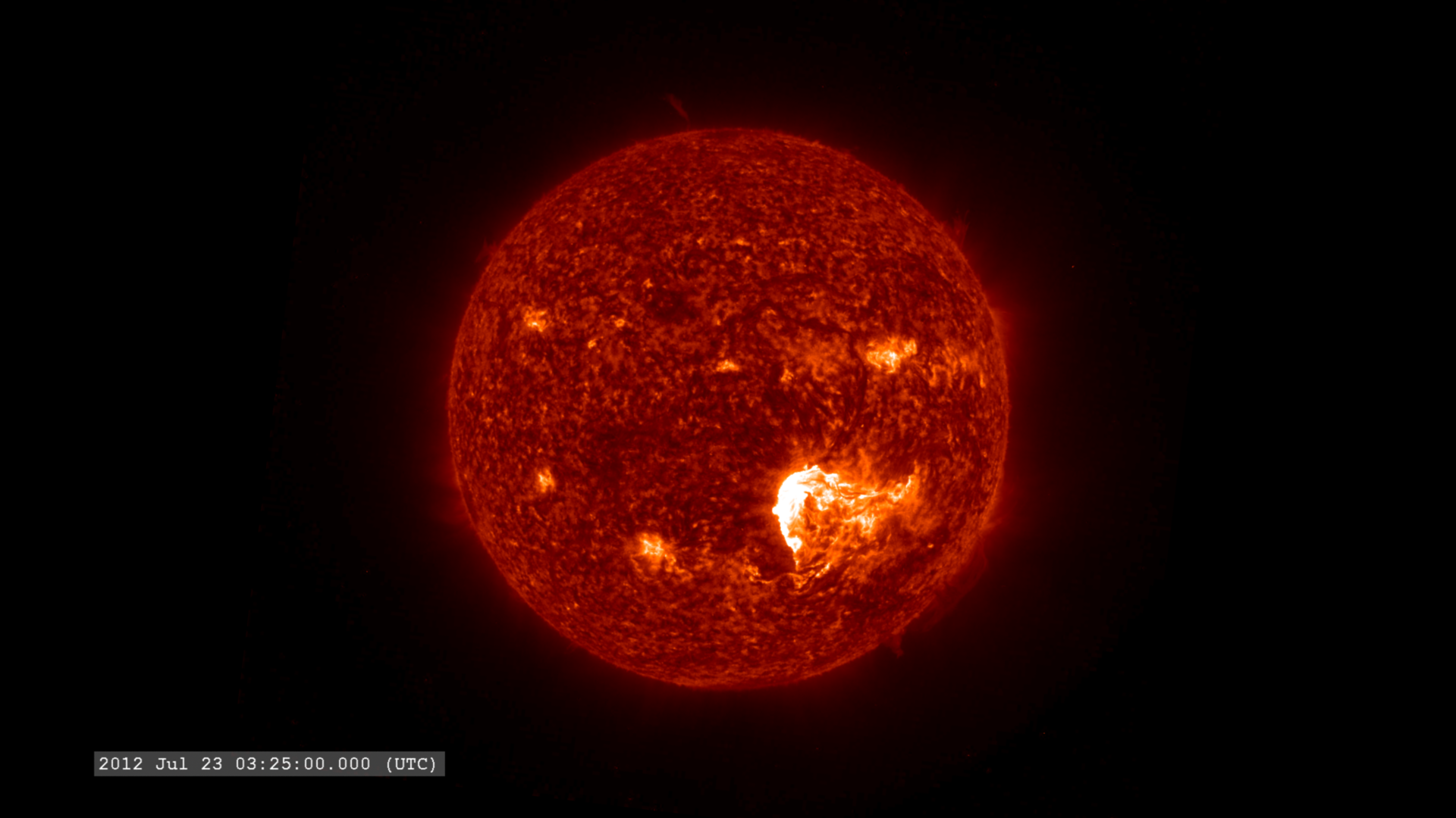 Preview Image for As Seen by STEREO-A: The Carrington-Class CME of 2012