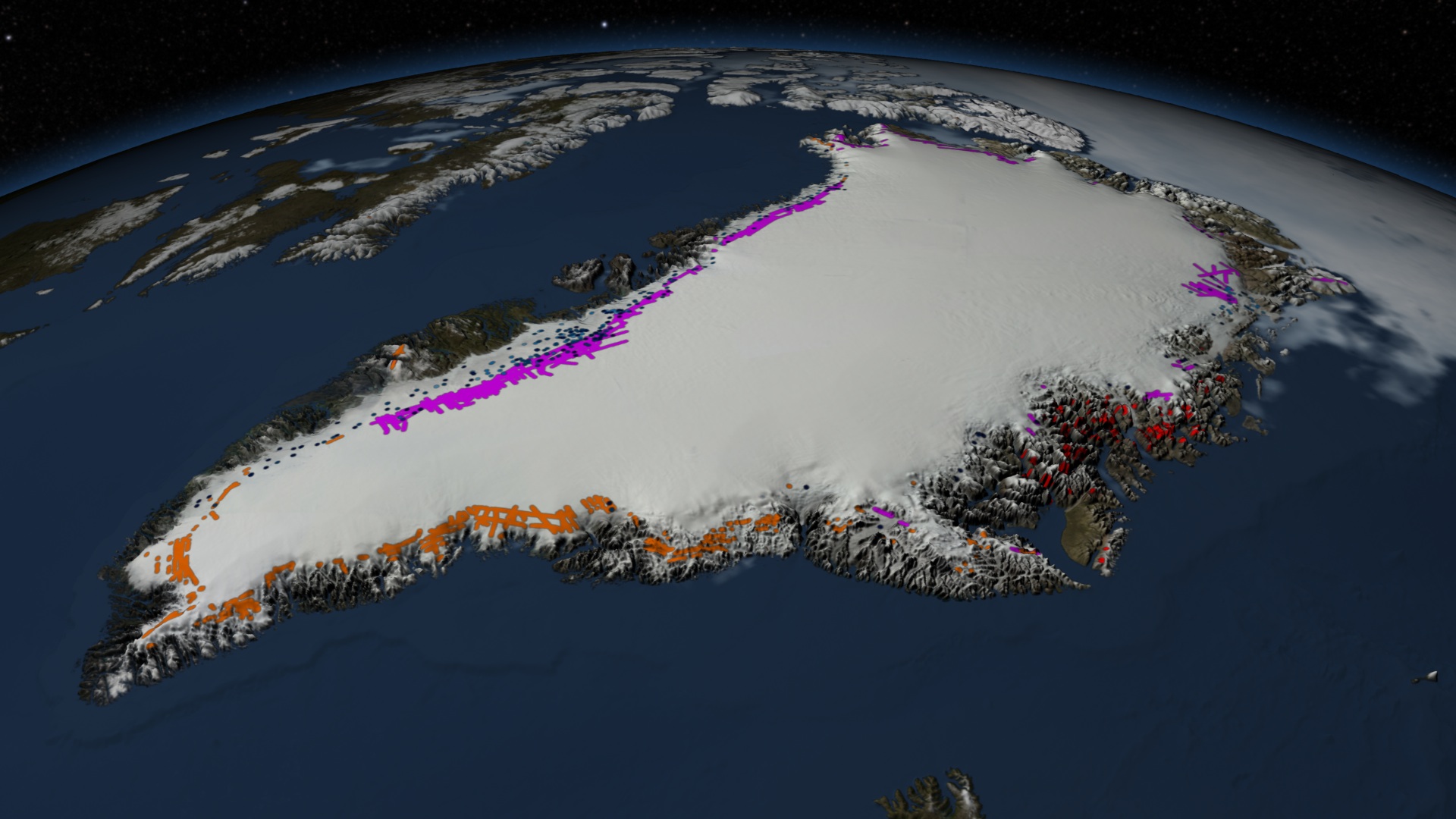 NASA SVS  Greenland Ice Flow