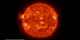 Full disk movie of the flare and eruption, as seen through the 304 angstrom filter.