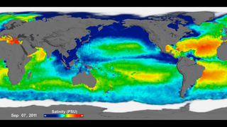 Link to Recent Story entitled: Aquarius Sea Surface Salinity 2011-2015