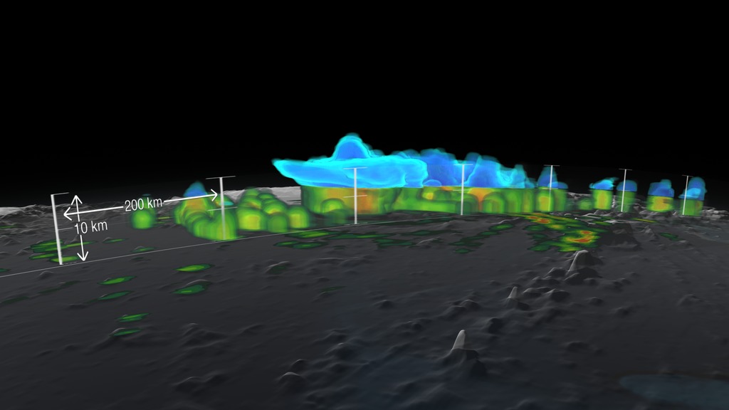 Visualization of Tropical Storm Joaquin on September 29, 2015, just before the storm intensified into a hurricane.  Visualization depicts a full 360 degree view of the storm. 