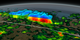 Animation of a monsoon over the western coast of India on July 28th, 2014.  As the camera moves in, a cutting plane reveals the inner structures of the storm. 