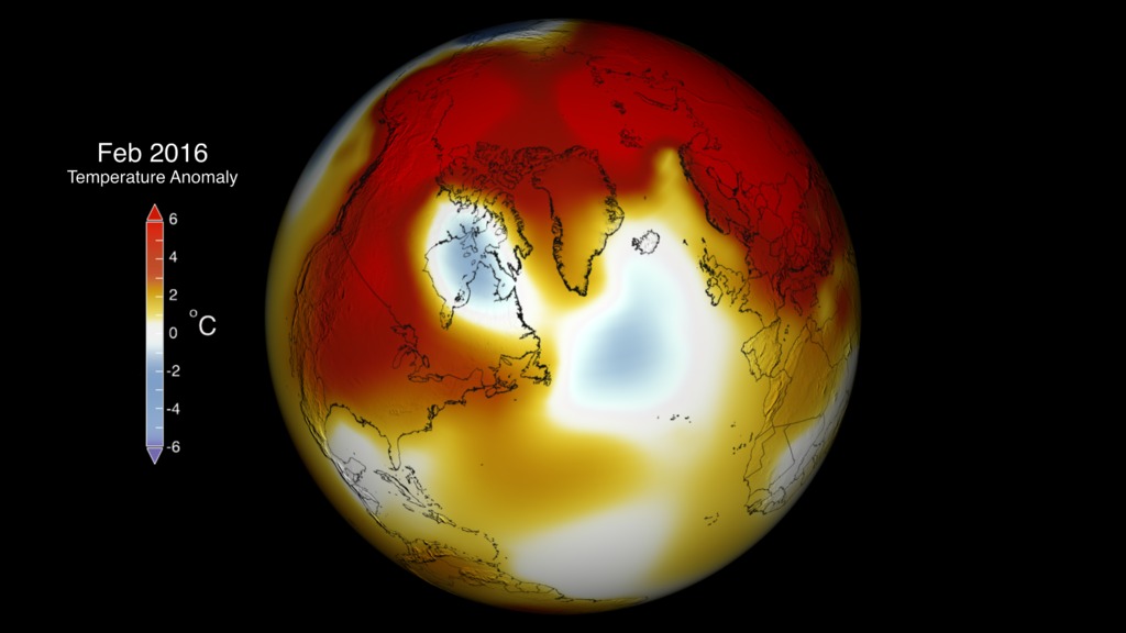 Preview Image for Global Temperature Anomalies from February 2016