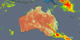 Soil Moisture / Precipitation in Australia, Absolute
