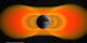 This visualization opens with a full view of the radiation belt of trapped electrons circling Earth.  We open a slice of the belts, to display a cross-section for clarity and move the camera to a more equatorial view.  Earth rotation and solar motion have been turned off for this visualization to reduce distracting additional motions.