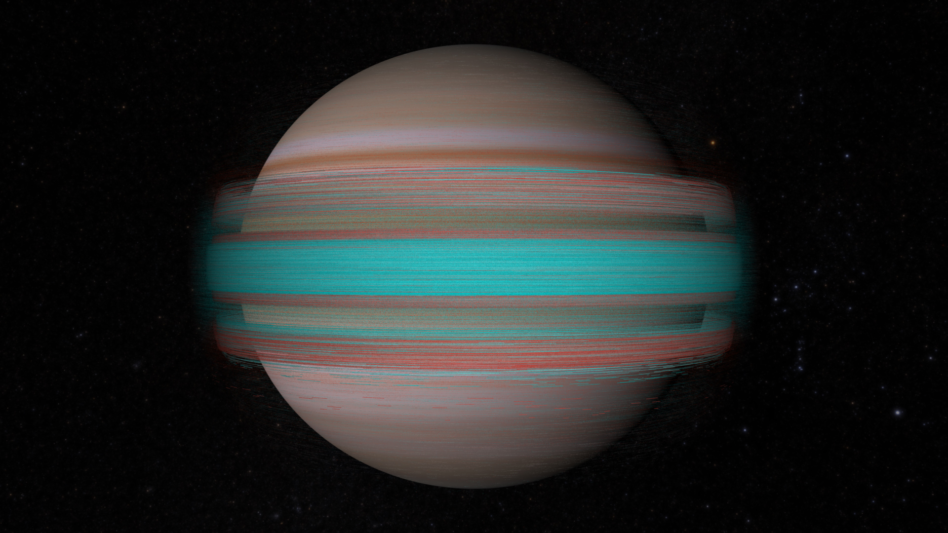 Jupiter quasi-quadrennial oscillation, global view.