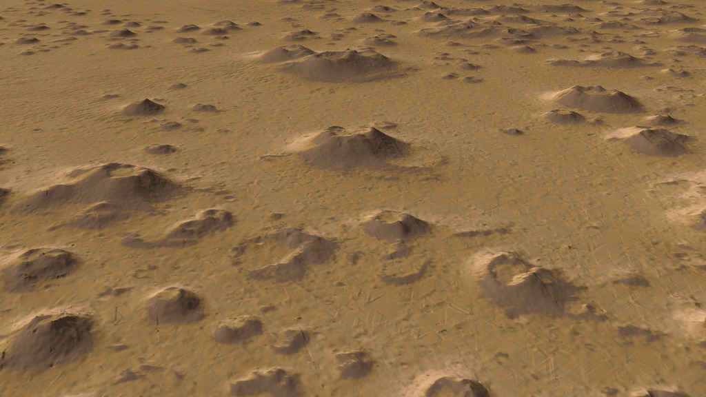 Preview Image for Visualizations of Hunga Tonga Hunga Ha'apai and the Martian Landscape