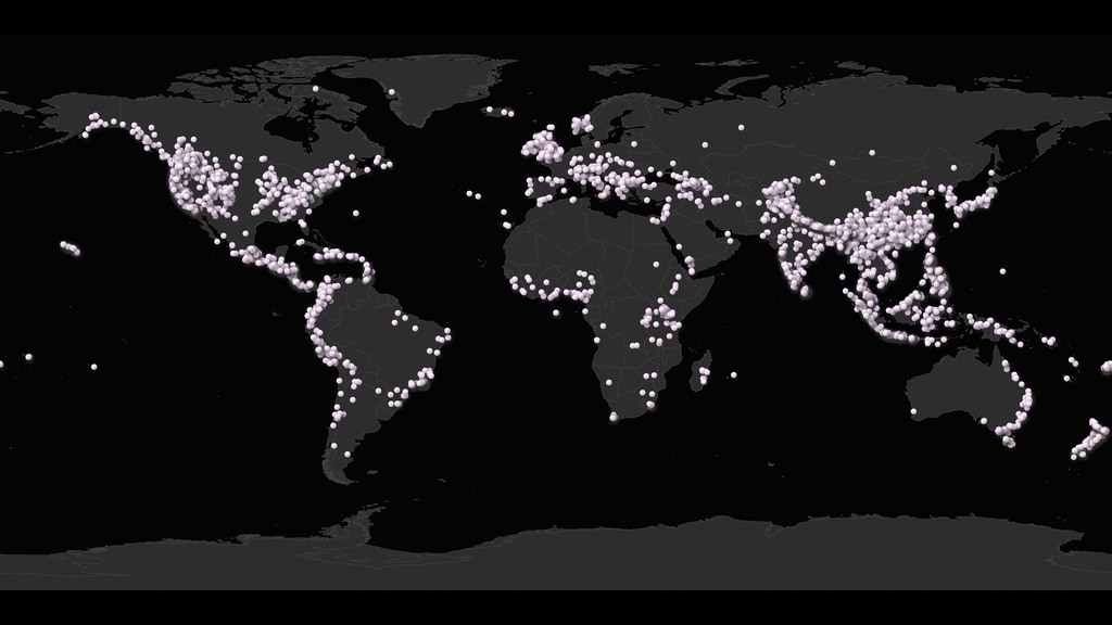 Using the Global Landslide Catalog (GLC), a world map has been produced to show the location of 11,033 reported landslides triggered by rainfall for the period 2007-2019 (last update 02.29.19). In this version, all landslide locations have the same visual treatment without pointing out which ones had fatalities. This version has been created for kids and educational purposes.
