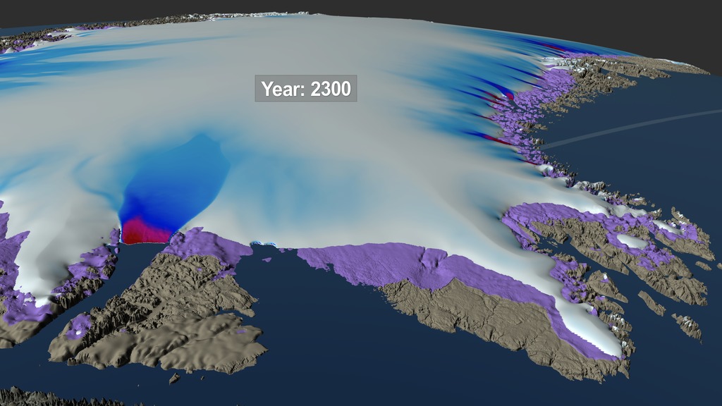 NASA SVS  Greenland Ice Flow