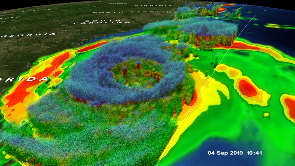 Preview Image for GPM observes Hurricane Dorian lashing Florida