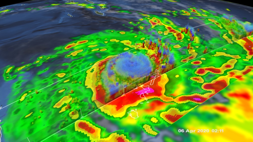 Preview Image for GPM observes Cyclone Harold in the South Pacific