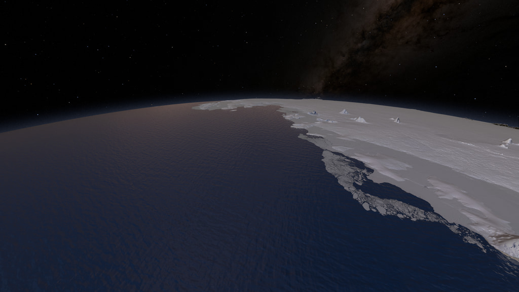 Preview Image for Antarctic Ocean Flows: an excerpt from Atlas of a Changing Earth (4k format)