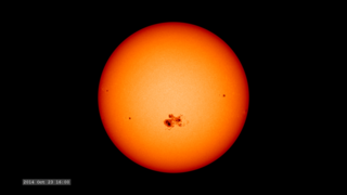 Link to Recent Story entitled: A Big Sunspot from Solar Cycle 24