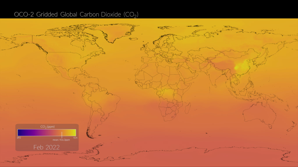 Preview Image for OCO-2 Gridded Global Carbon Dioxide (CO₂)