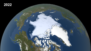 Link to Recent Story entitled: Annual Arctic Sea Ice Minimum Area 1979-2022