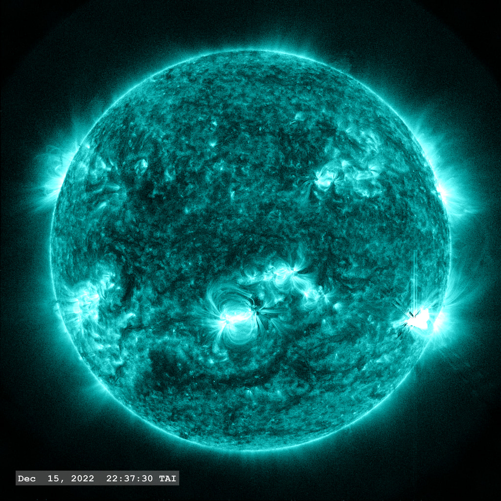 NASA SVS A Cluster of Mclass solar flares from Active Region 13165