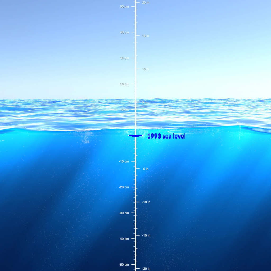 Mainstream media will avoid displaying these sea level images