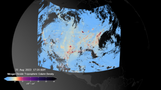 Link to Recent Story entitled: TEMPO - Nitrogen Dioxide Air Pollution Over North America - Additional Views