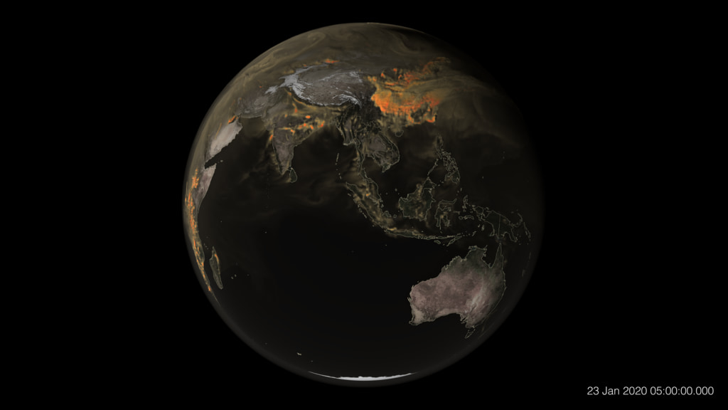 NASA SVS | DYAMOND Global Carbon Dioxide NASA SVS | DYAMOND Global Carbon Dioxide