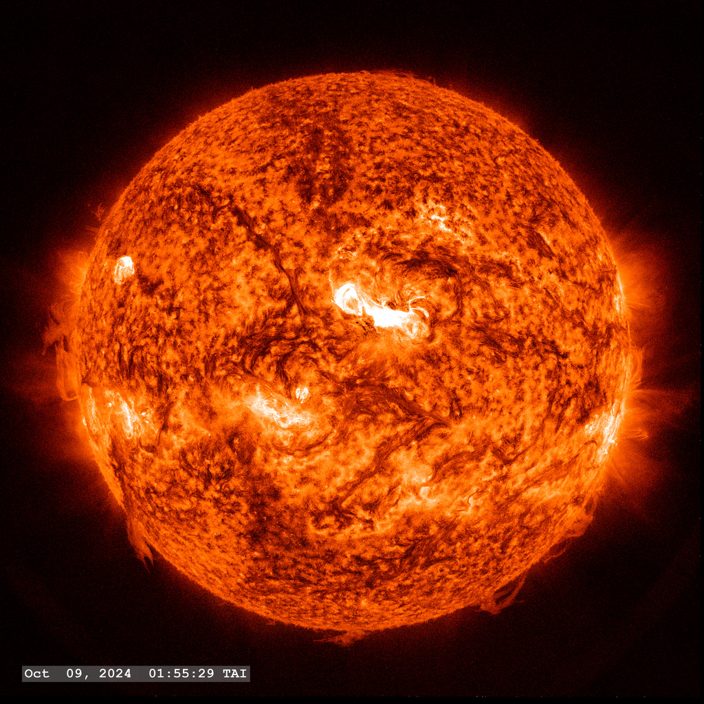 NASA SVS | An X1.8 flare from Active Region 13848 - October