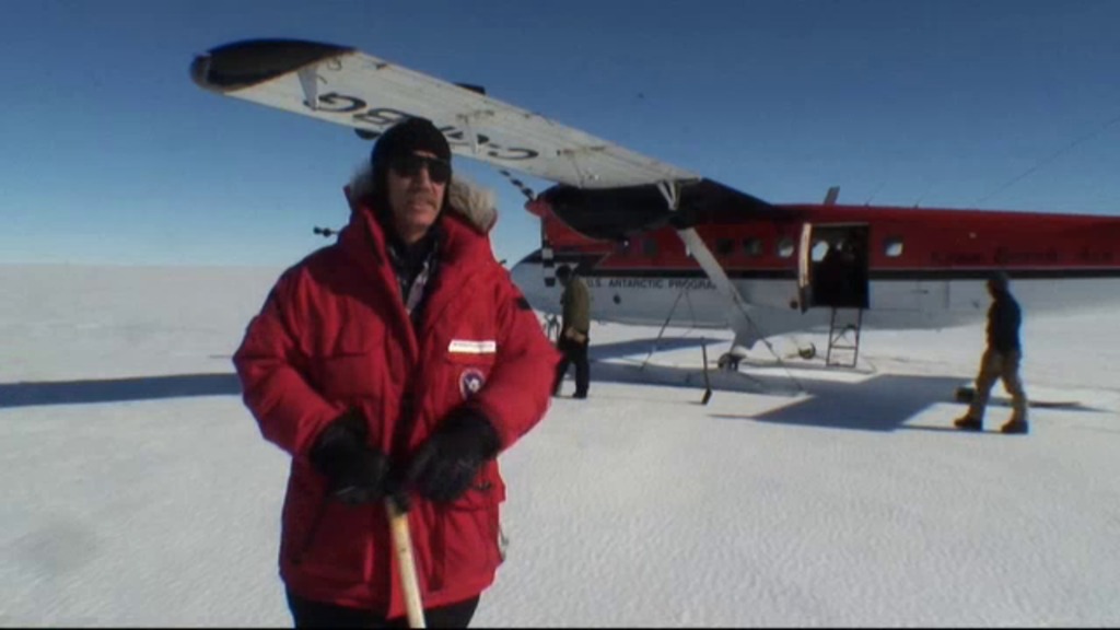 As you can see from this short video, the logistics of setting foot on the Pine Island Glacier ice shelf turned out to be a real challenge and the first trip had both its ups and its downs.  Nonetheless, Bindschadler welcomes the challenge and has high hopes for what his continued research on Pine Island might uncover.
 For a complete transcript of this video, please click here