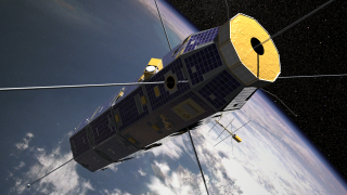 The Communications/Navigation Outage Forecasting System (C/NOFS) was a satellite operated by the U.S. Air Force to study scintillation in Earth's ionosphere that could impact communications and navigation systems.  It was launched April 2008 and its orbit decayed in November 2015.