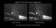 A side by side comparison of the original broadcast video and partially restored video of Buzz Aldrin follows Neil Armstrong down the lunar module ladder.