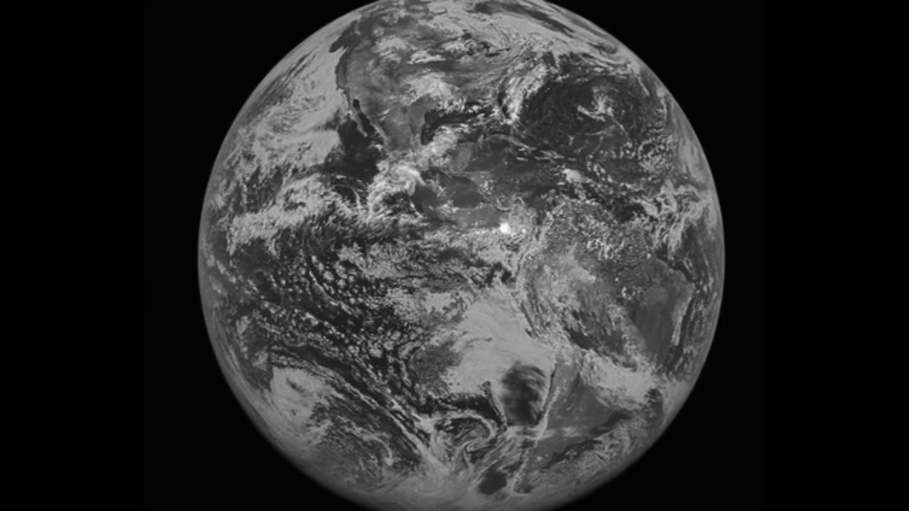 Exactly a month ago on June 27 NASA launched a new and improved weather satellite called GOES-O. Now that GOES-O is safely into its orbit, it has been renamed to GOES-14. On July 27, 2009 NOAA and NASA released the first full disk image from GOES-14 showing that the satellite is operating correctly. NASA Goddard Producer Silvia Stoyanova, visits the NOAA Satellite Operations Facility in Suitland, Md. for the release of the first image and talks to NOAA Meteorologist Tom Renkevens about it.For complete transcript, click here.