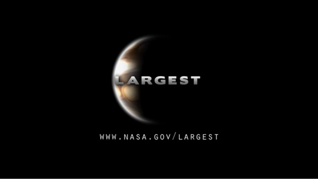  LARGEST introduces mainstream audiences to the planet Jupiter. The following trailer showcases some of the visual themes contained in the movie and points to the film's main website.This film has been prepared exclusively for playback on spherical projections systems. It will not appear in its proper format on a traditional computer or television screen. If you are interested in dowloading the complete final movie file for spherical playback, please visit :ftp://public.sos.noaa.gov/extras/&ampnbsp;