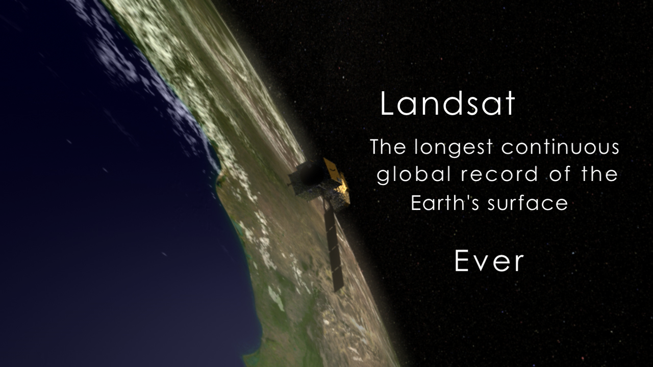 The Landsat program is the longest continuous global record of the Earth's surface, and continues to deliver both visually stunning and scientifically valuable images of our planet. This short video highlights Landsat's many benefits to society.nasa.gov/landsatWatch this video on the NASA.gov Video YouTube channel.