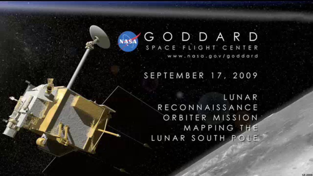 NASA showcased new images from the Lunar Reconnaissance Orbiter's seven instruments and provided updates about the topography of the moon's south pole during a news conference on September 17. NASA also provided an update about the spacecraft's status and mission plans. The briefing took place at NASA's Goddard Space Flight Center in Greenbelt, Md. (no transcript available)