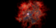 This animation shows a supernova from a distance and its expanding shell of matter.