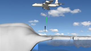 This fly-through animation show the IceBridge DC-8 aircraft and instruments aboard.