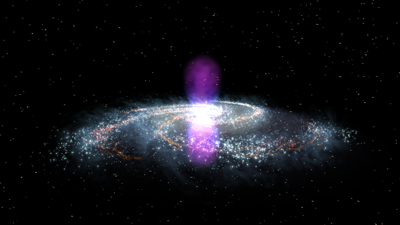Preview Image for Fermi discovers giant gamma-ray bubbles in the Milky Way