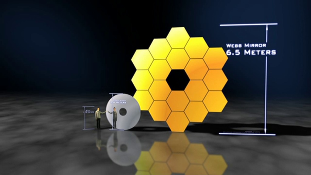 hubble space telescope mirror size