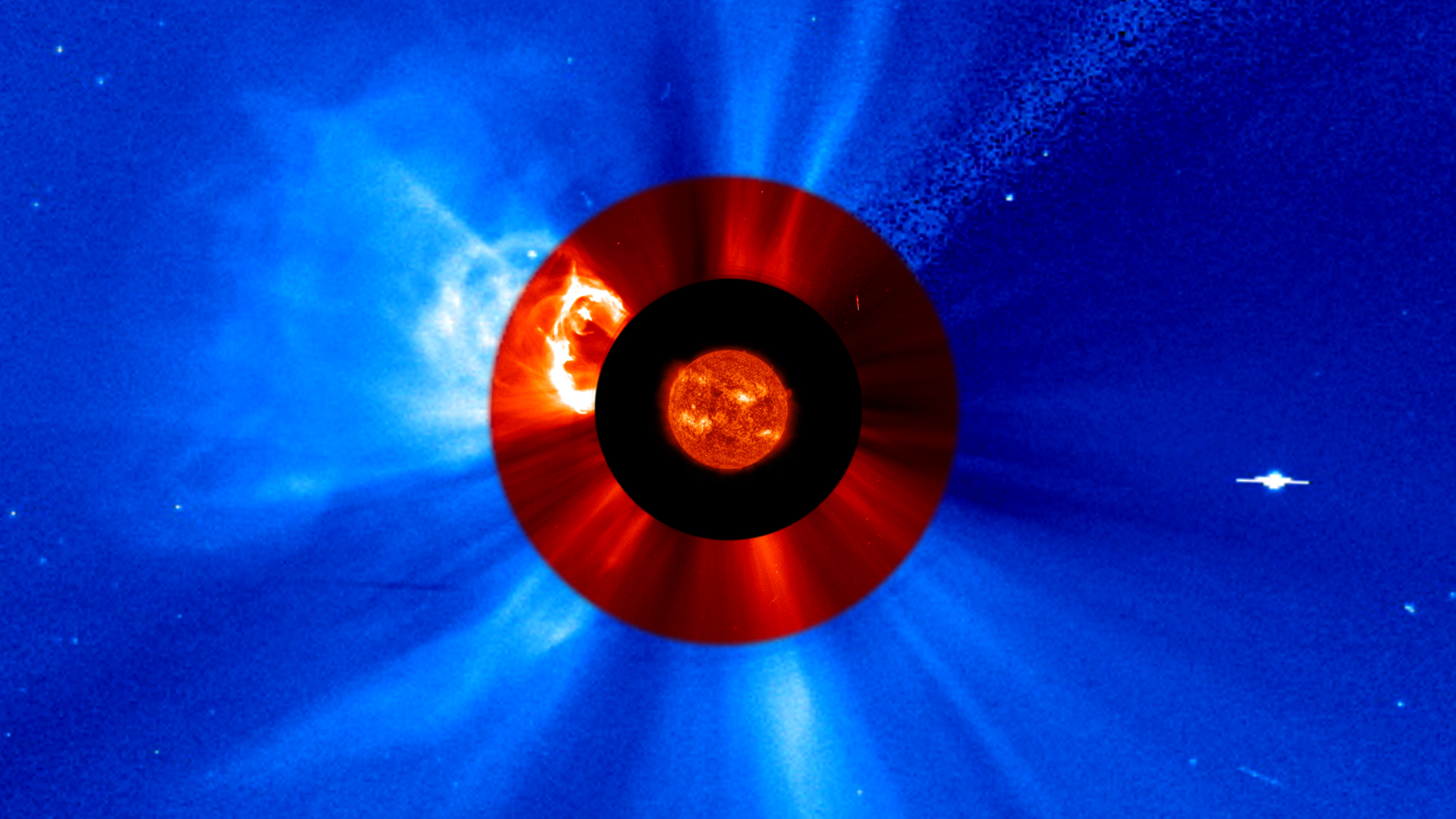 Preview Image for NASA's Heliophysics Fleet Captures May 1, 2013 Prominence Eruption and CME
