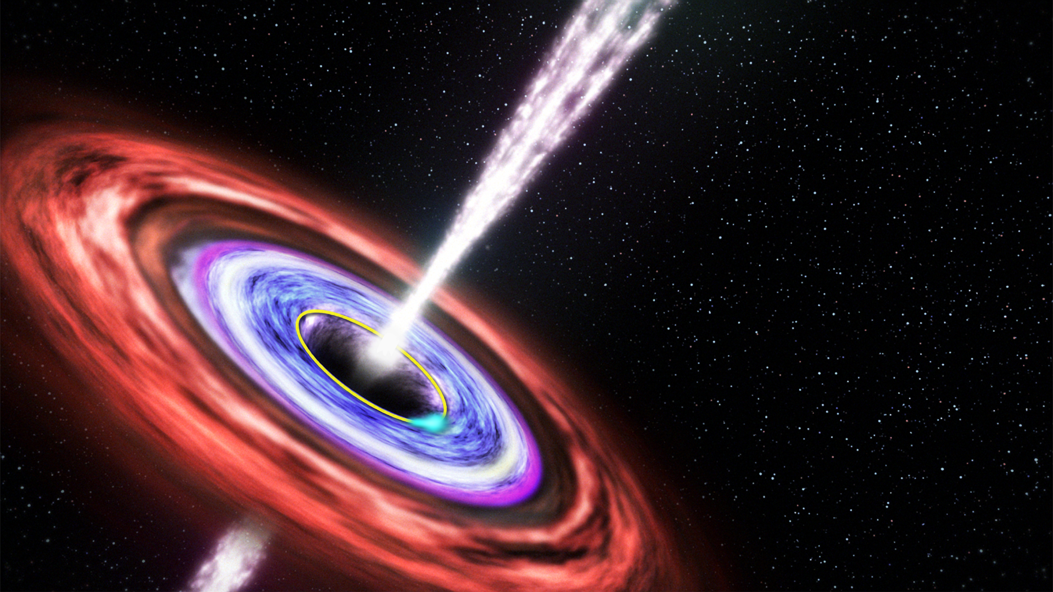 NASA SVS  NASA's Swift Satellite Spots Black Hole Devouring A Star