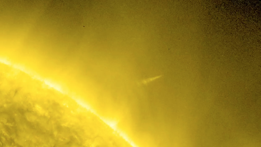 Space telescopes capture Comet Lovejoy's dangerous encounter with the sun and its journey beyond.