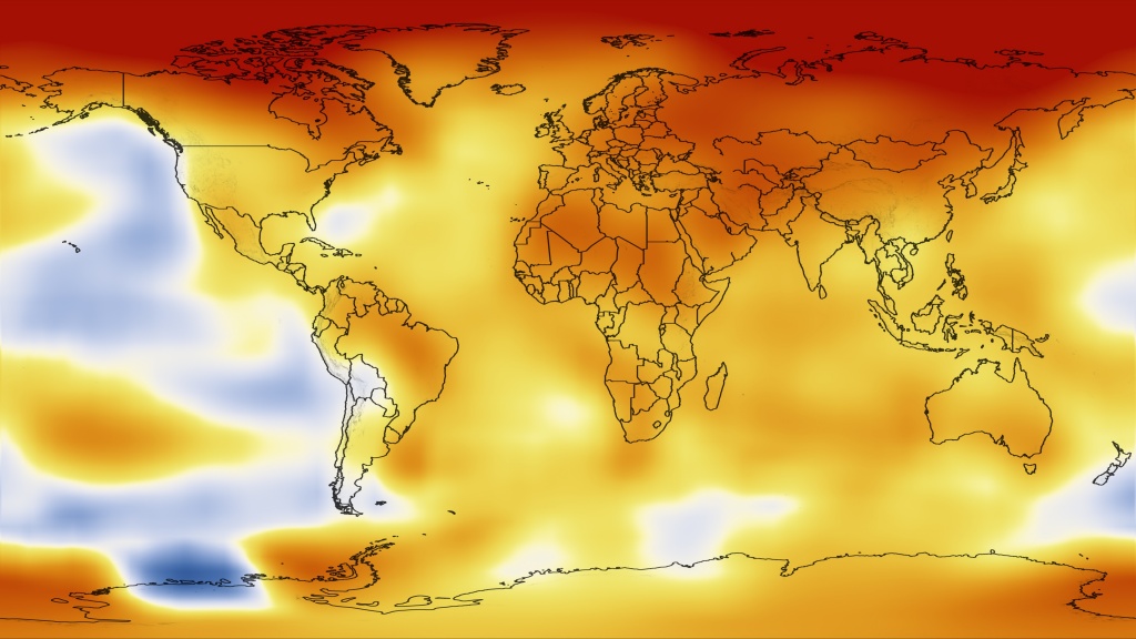 Human influence on global temperature continued in 2011 (seen here). NASA scientists said the year was the ninth warmest on record.