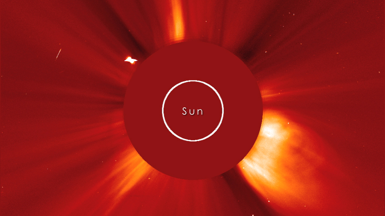Preview Image for SOHO LASCO View of Approaching Venus Transit