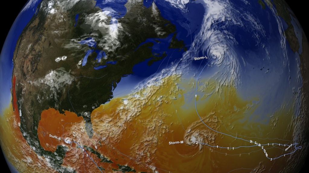 A NASA climate model re-created an extraordinary season of storms.