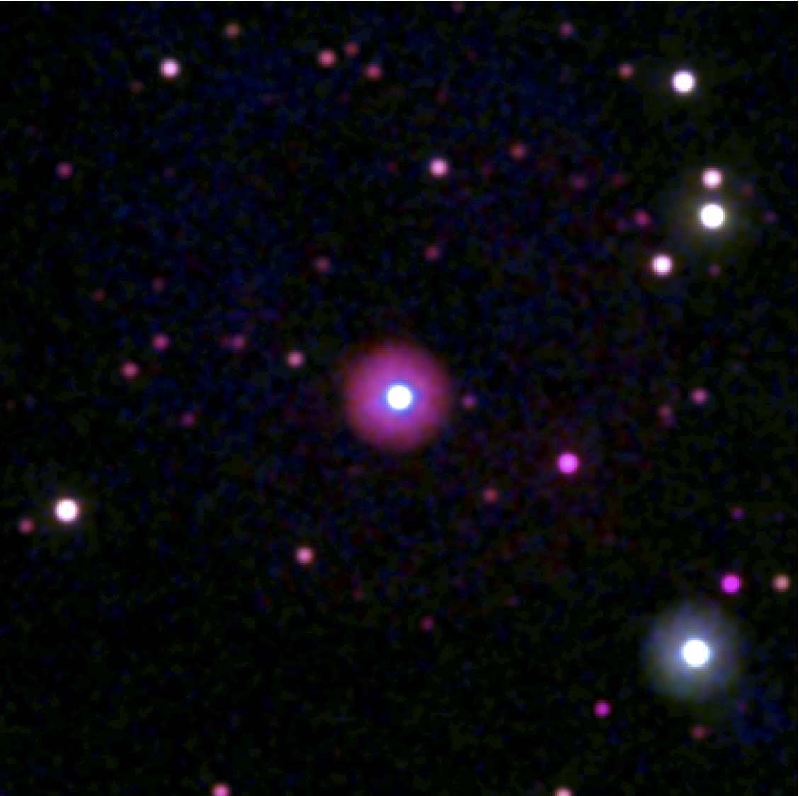 Swift's Ultraviolet/Optical Telescope captured this view of HD 189733b's host star on Sept. 14, 2011. The image is 6 arcminutes across. Credit: NASA/Swift/Stefan Immler