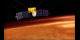 Beauty pass animation of the MAVEN spacecraft as it orbits Mars.